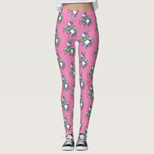Schoon Eenhoorn Broekje Roze Leggings (Voorkant)