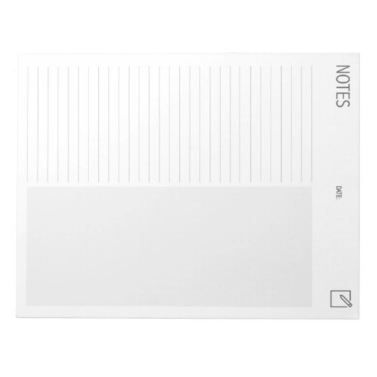 Schoon + eenvoudig Notitieblok (Voorkant)