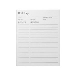 Schoon + eenvoudig recept Pagina's II Notitieblok