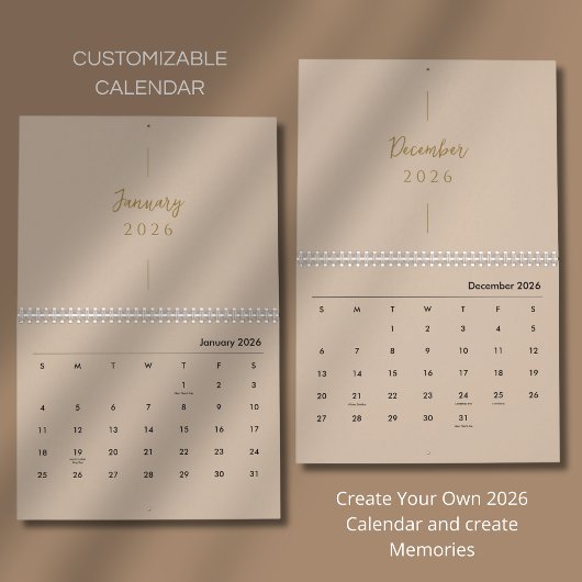 Schoon Eenvoudige Lay-out Kalender