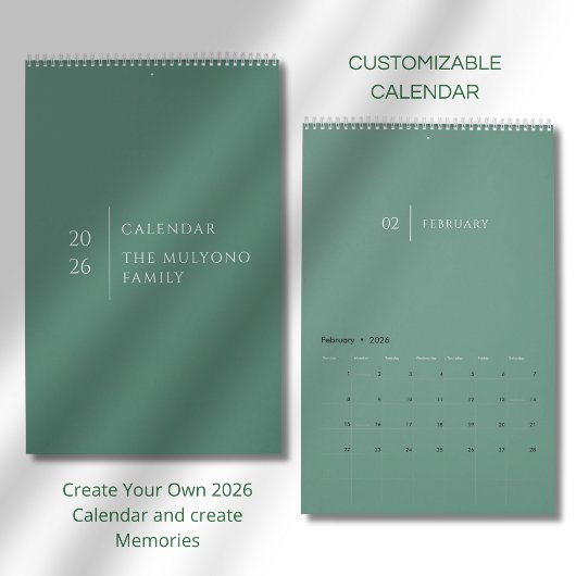 Schoon Eenvoudige Lay-out Kalender