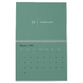Schoon Eenvoudige Lay-out Kalender (Feb 2027)