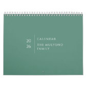 Schoon Eenvoudige Lay-out Kalender (Hoes)