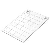 Schoon + Eenvoudige maaltijdplank Notitieblok (Schuin)