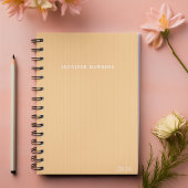 Schoon Elegant Beige Textuur Wekelijks Persoonlijk Planner