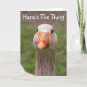 Schoon en bazige gans betert snel kaart (Voorkant)