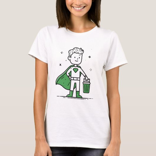 Schoon en groen – World Environment Day Design T-shirt (Voorkant)