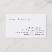 schoon en helder beroep ( gebeurtenisplanner ) sti visitekaartje (Achterkant)