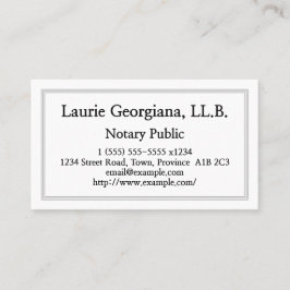 Schoon en Notarisch Visitekaartje