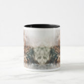 Schoon en schattig slapend waterverf kitten mok (Midden)