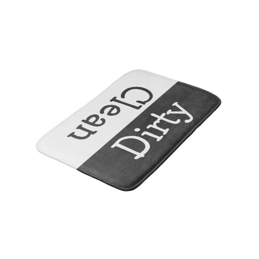 Schoon en vies badmat (Gekanteld)