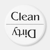 Schoon en Vuil—Gewoon en eenvoudig Magneet (Voorkant)