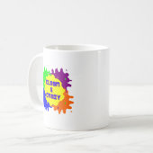 Schoon en waanzinnig koffiemok (Voorkant links)