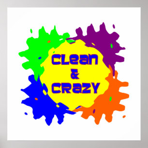 Schoon en waanzinnig poster