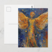 Schoon Engel Schilderij Ansichtkaart Briefkaart (Voorkant / Achterkant)