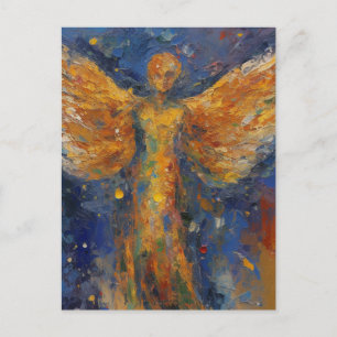 Schoon Engel Schilderij Ansichtkaart Briefkaart