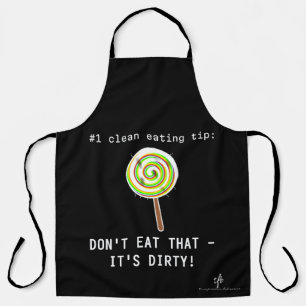 Schoon eten, vuile Lollipop Black Schort