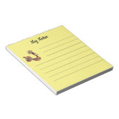 Schoon fantasievogel notitieblok (Schuin)