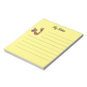 Schoon fantasievogel notitieblok (Linkerzijde)