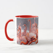 Schoon Flamingo Foto Koffie Mok (Links)