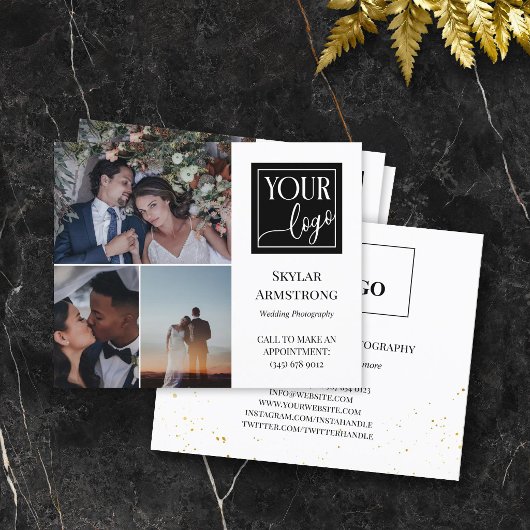Schoon Fotocollage Logo Professionele Fotograaf Flyer