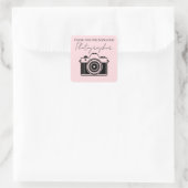 Schoon Fotograaf Bedankt Sticker (Tas)