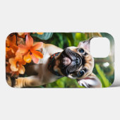 😍Schoon Frans hondje in een jungle Case-Mate iPhone Case (Achterkant (horizontaal))