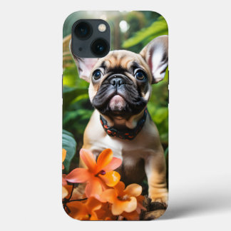 😍Schoon Frans hondje in een jungle Case-Mate iPhone Case