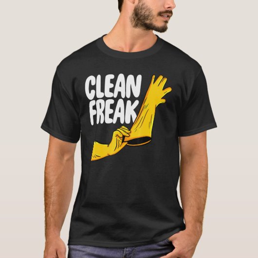 Schoon Freak Cleaner Women Cleaning Team 1 T-shirt (Voorkant)