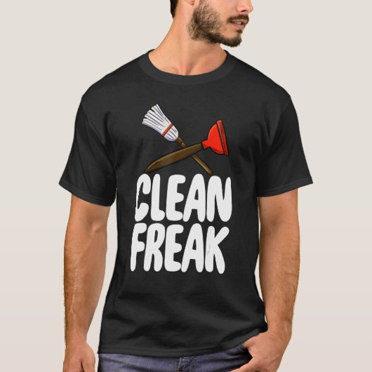 Schoon Freak Cleaner Women Cleaning Team 2 T-shirt (Voorkant)