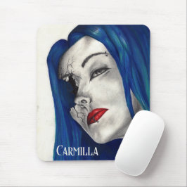 Schoon Gebroken Fantasie Goth Meisje Blauwe Haar K Muismat