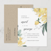 SCHOON GEEL GROENE STROOM BEWAREN DE DATUM KAART (Voorkant / Achterkant)