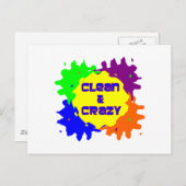 Schoon & Gek Briefkaart (Voorkant / Achterkant)