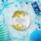 Schoon Gele Roos Bruiloft Feest Papieren Bordje (Feest)