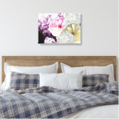 Schoon gemengd bloemenschilderij op canvas afdruk (Insitu (Slaapkamer))