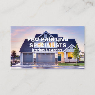 Schoon geschilderd huis schilder visitekaartje