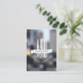 Schoon gesneden Barber-Visitekaartje Visitekaartje (Staand voorkant)