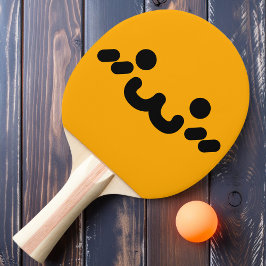 Schoon Gezicht Oranje Ping Pong Bat Tafeltennisbatje