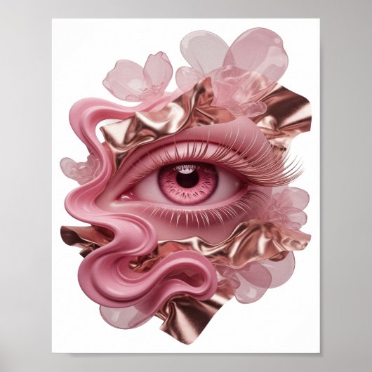 Schoon Goud ABSTRACTE KUNST Design Poster (Voorkant)