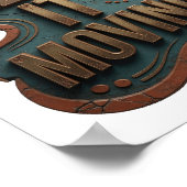 Schoon Goud BLIJF IN BEWEGING Design Poster (Hoek)