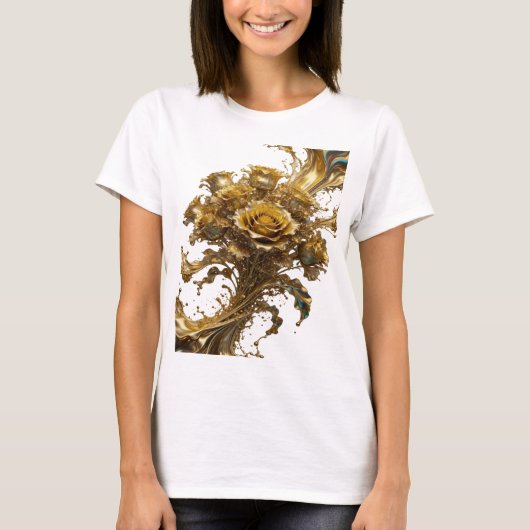Schoon Goud GOLDEN ROSES Custom T-shirt (Voorkant)