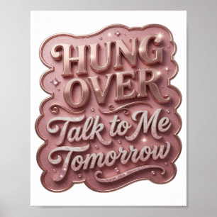 Schoon Goud HING OVER PRAAT MORGEN MET ME Poster