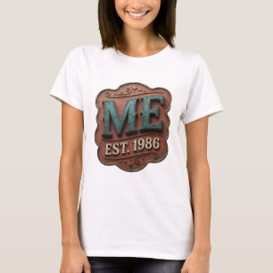 Schoon Goud ME EST 1986 Design T-shirt