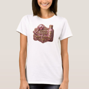 Schoon Goud TROTS BORGER VAN WIJN LAND Print v2 T-shirt