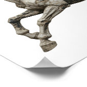 Schoon Grijs ABSTRACTE KUNST Statement Ontwerp v2 Poster (Hoek)
