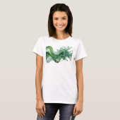Schoon Groen ABSTRACTE KUNST Grafische T-shirt (Voorkant volledig)