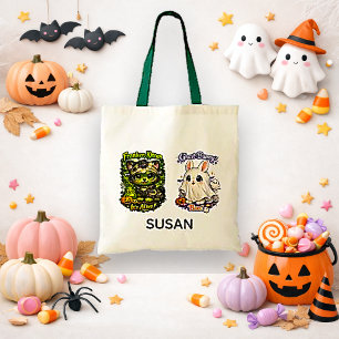 Schoon Groen Kawaii Franken-Kitje Snoep of een Lev Tote Bag