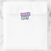 Schoon gym / fitness sticker | geen excuses | work (Tas)