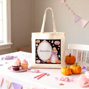 Schoon Halloween Prinses Geest Pompoen Snoep Tote Bag