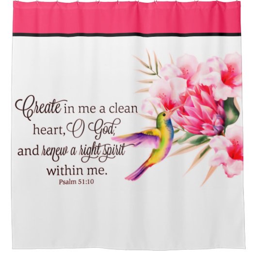 Schoon hart douchegordijn (Voorkant)